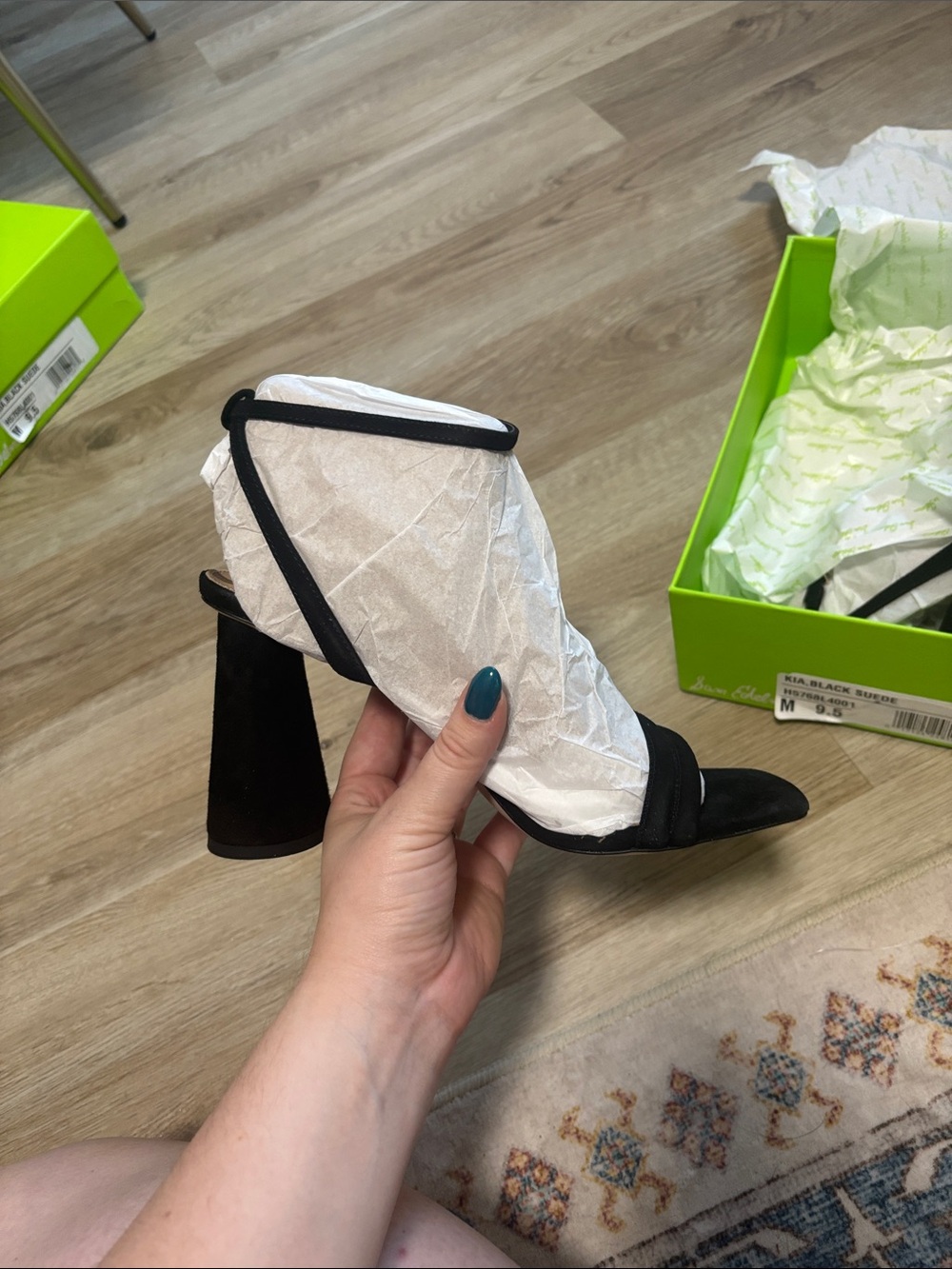 NWT black heels